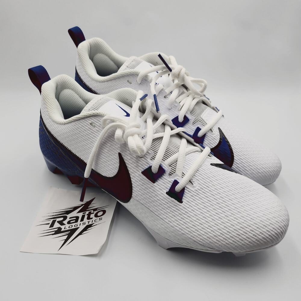 Men Sz 10 Nike Football Cleats Vapor Edge Speed 360 2 TB P White Blue FN7764-114
